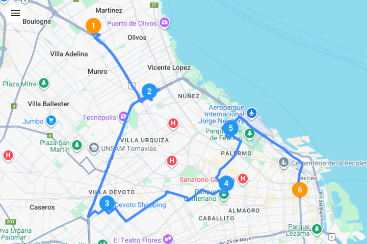 captura mapa rutar